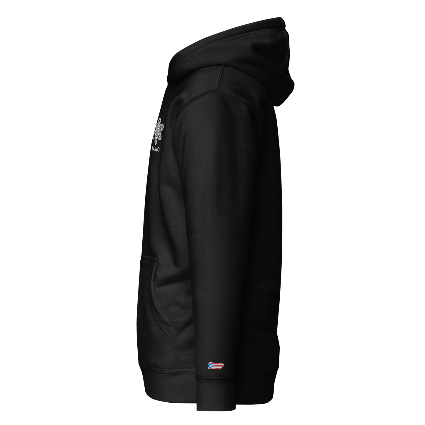 Premium Embroidered Black Hoodie PR