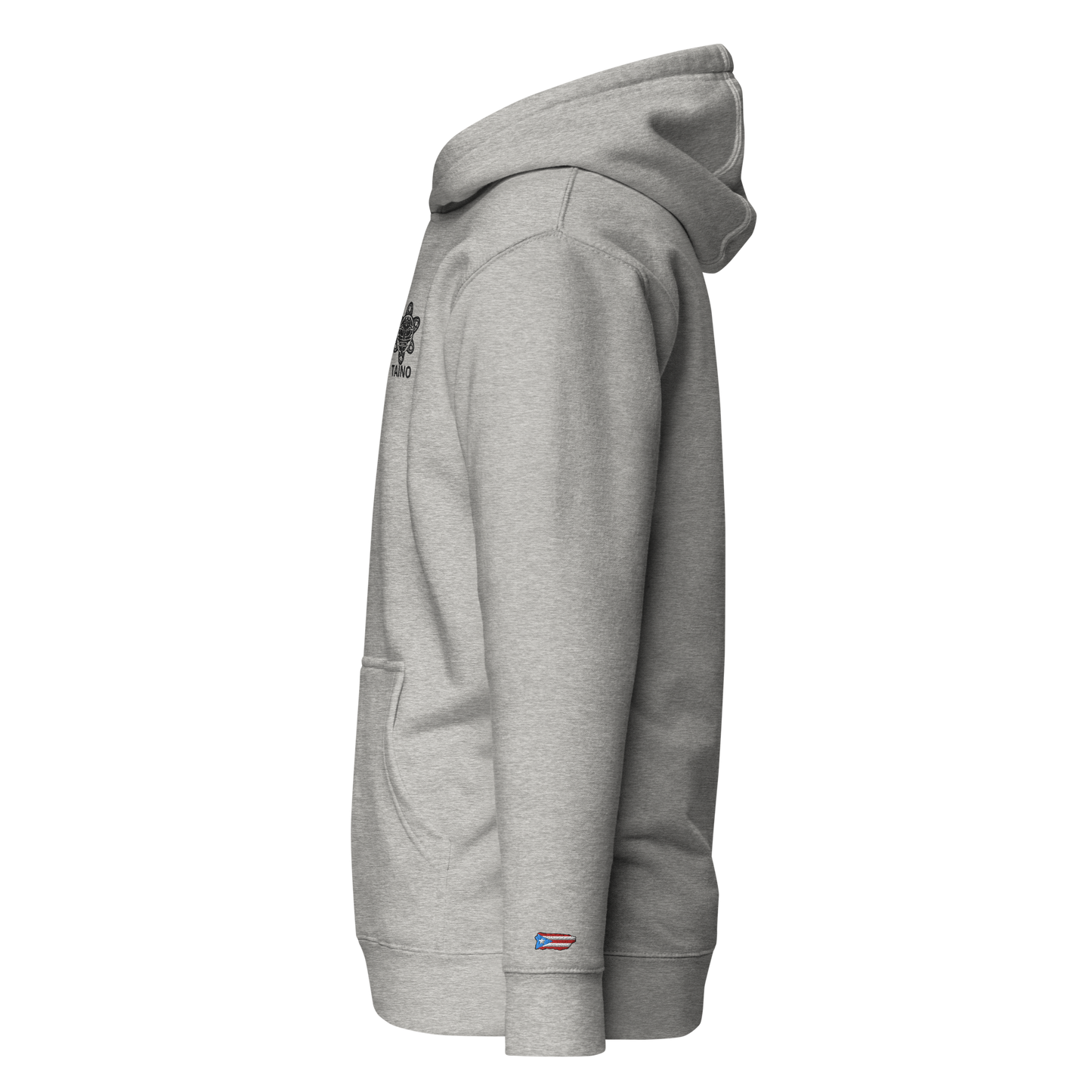 Premium Embroidered Carbon Gray Hoodie PR
