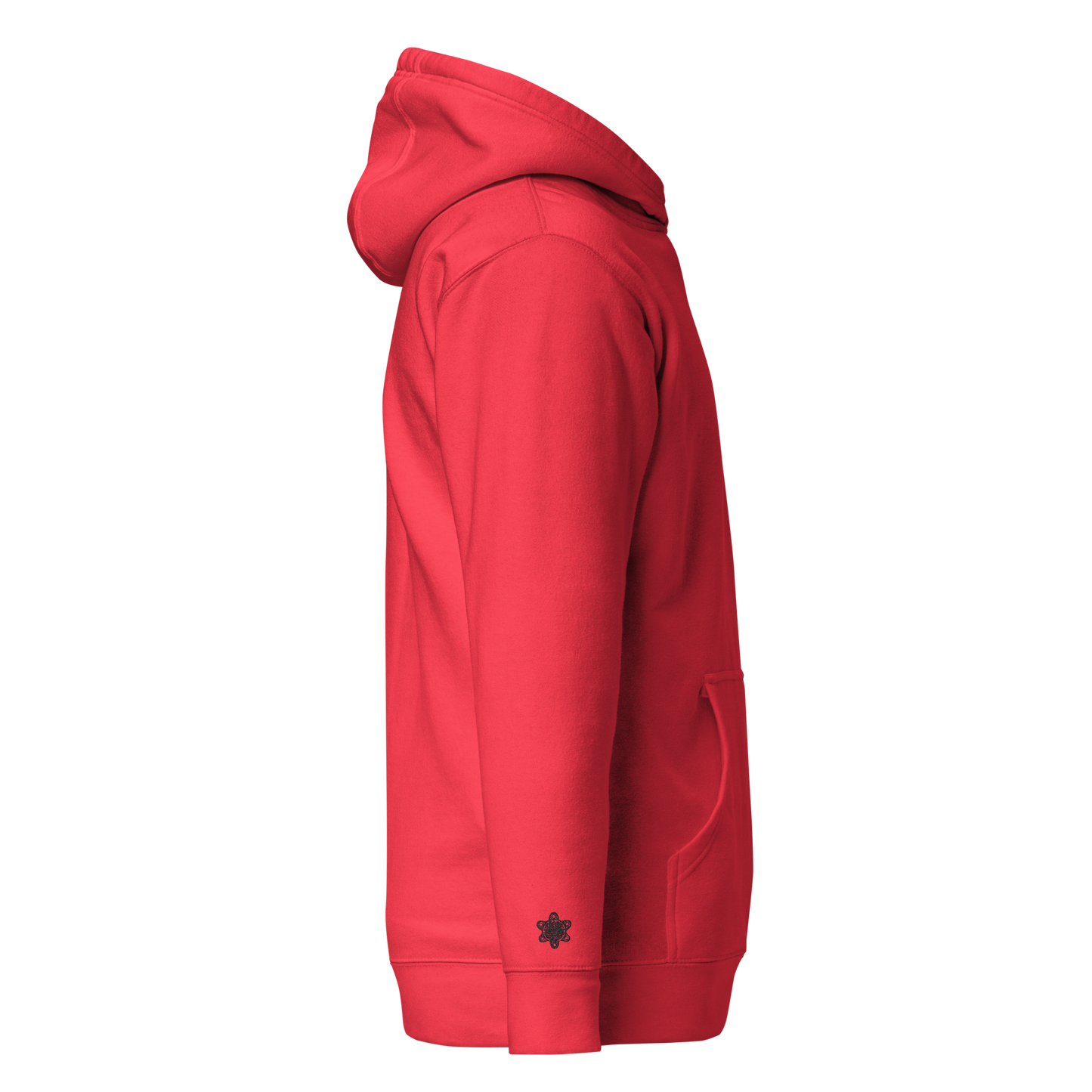 Premium Embroidered Red Hoodie PR