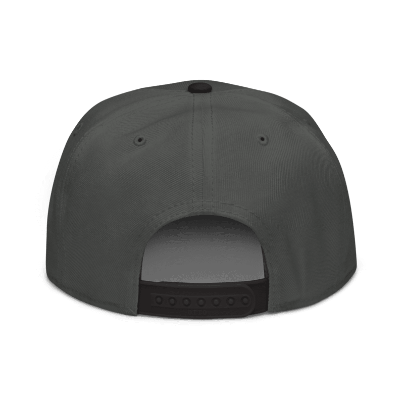 Charcoal Gray/Black Snapback PR