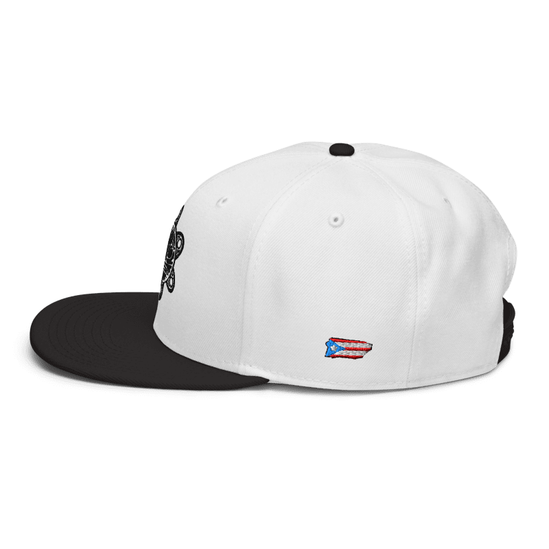 White/Black Snapback PR