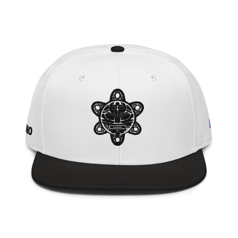 White/Black Snapback PR