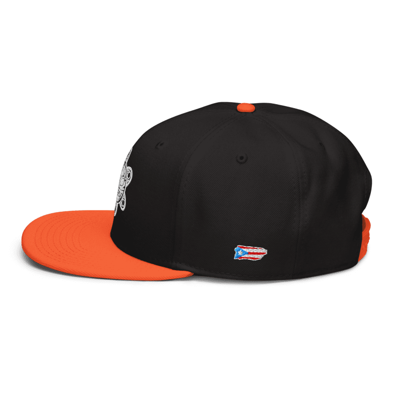 Black/Orange Snapback PR