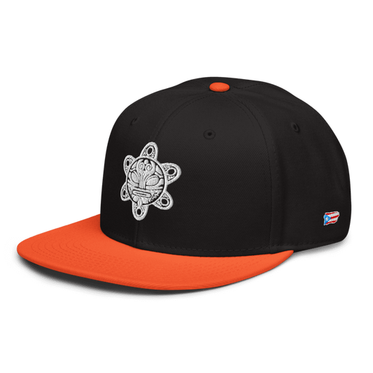 Black/Orange Snapback PR