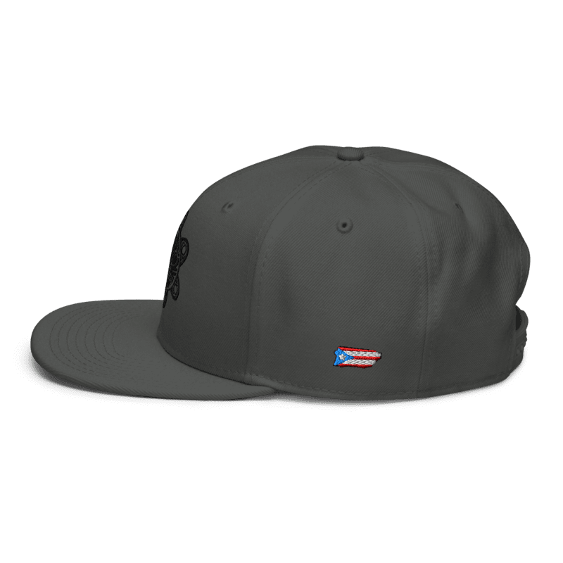 Charcoal Gray Snapback PR