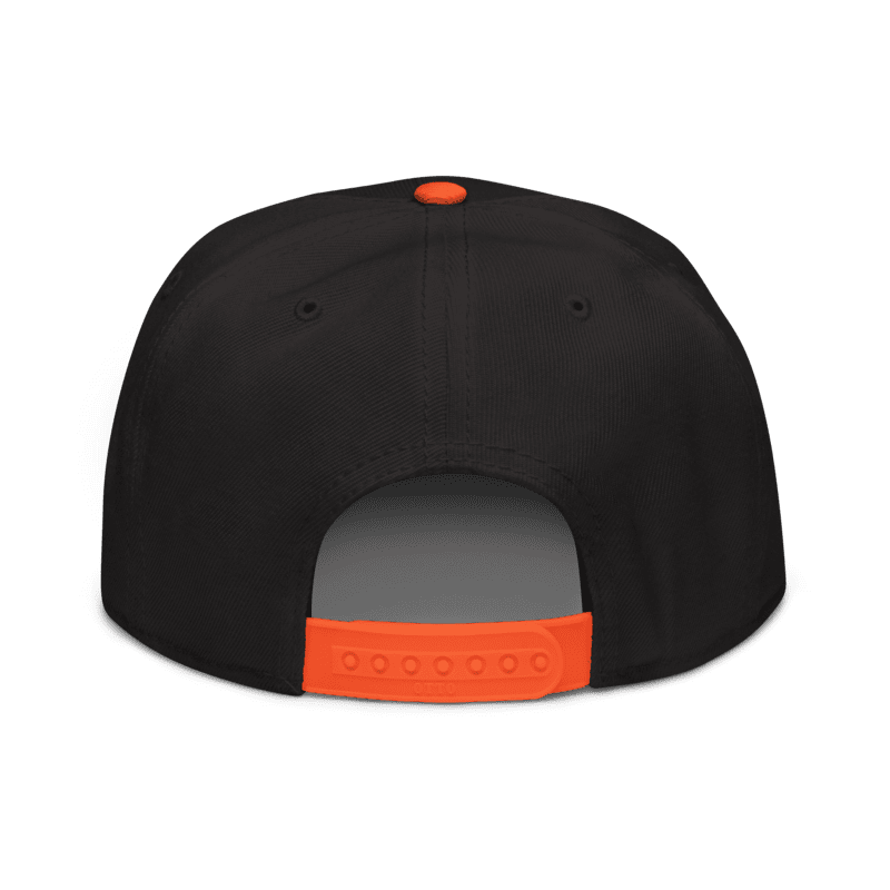 Black/Orange Snapback PR