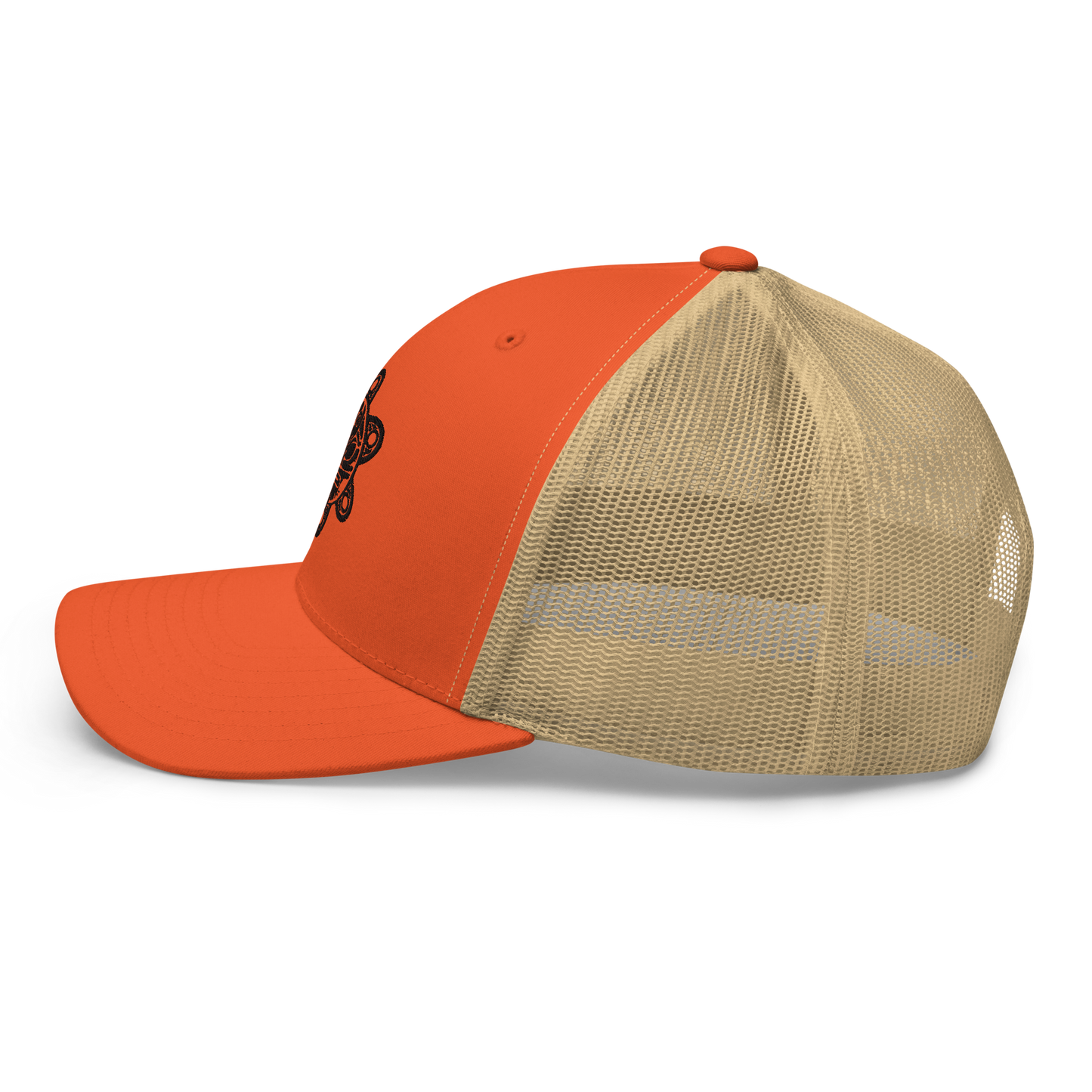Orange/Khaki TAINO Trucker Cap