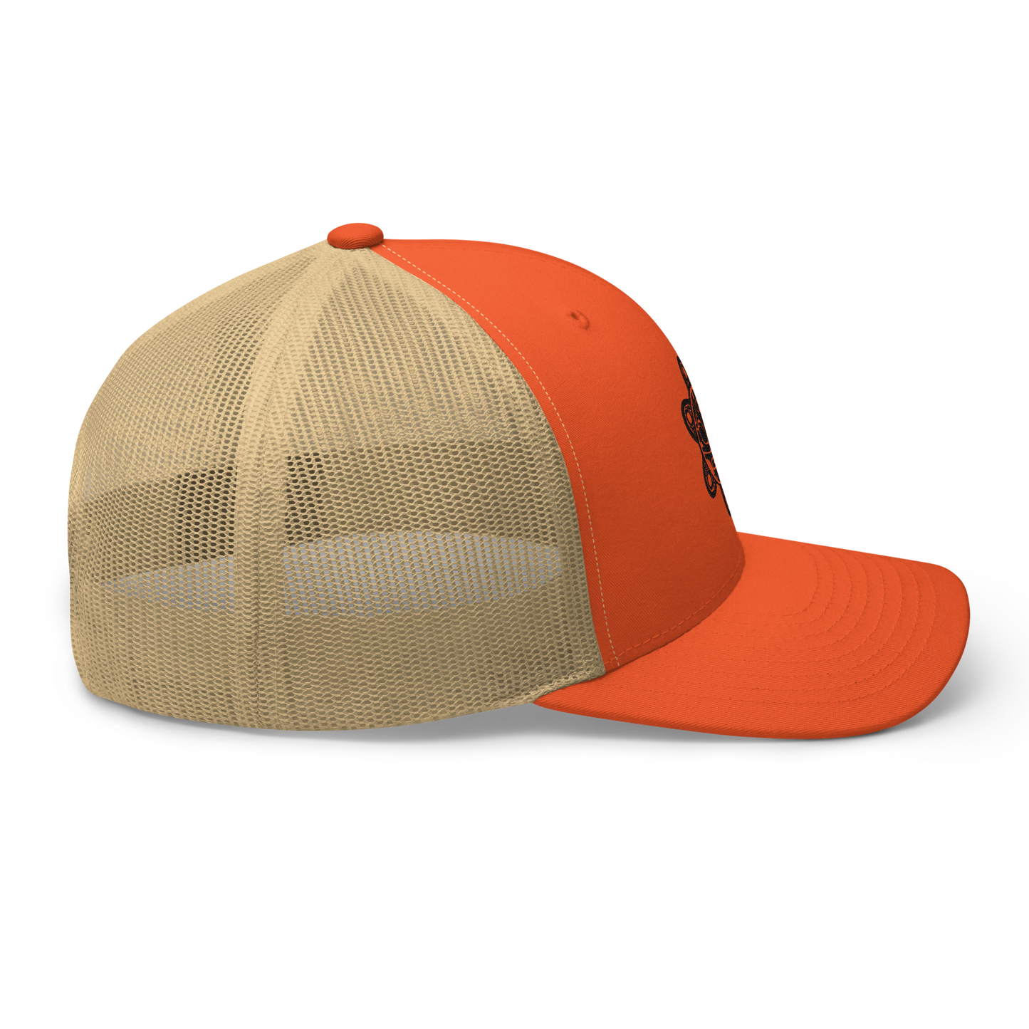 Orange/Khaki TAINO Trucker Cap