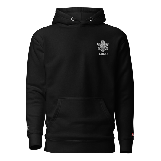 Premium Embroidered Black Hoodie PR