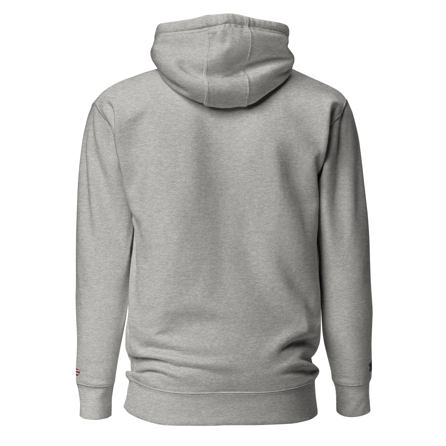 Premium Embroidered  Carbon Gray Hoodie PR