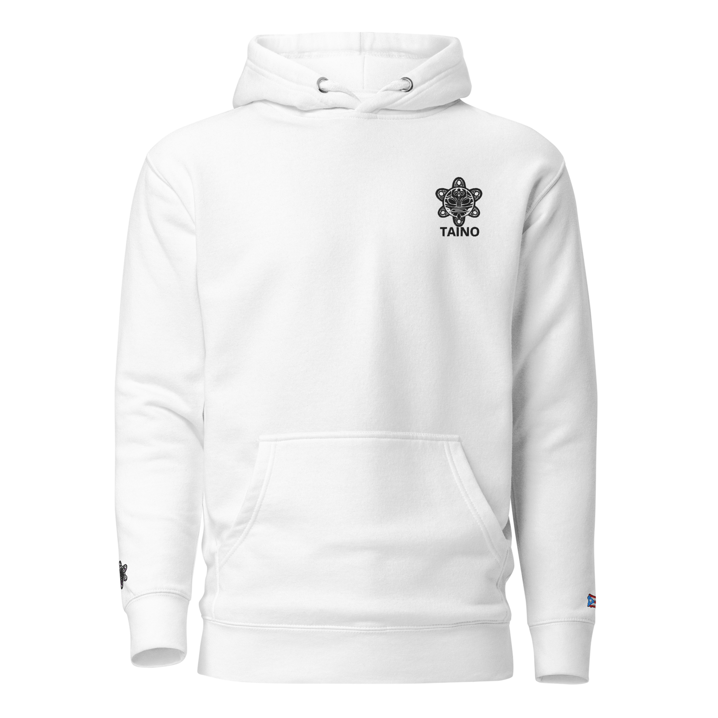 Premium Embroidered White Hoodie PR